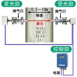 直插式激光式气体分析仪ZSS型